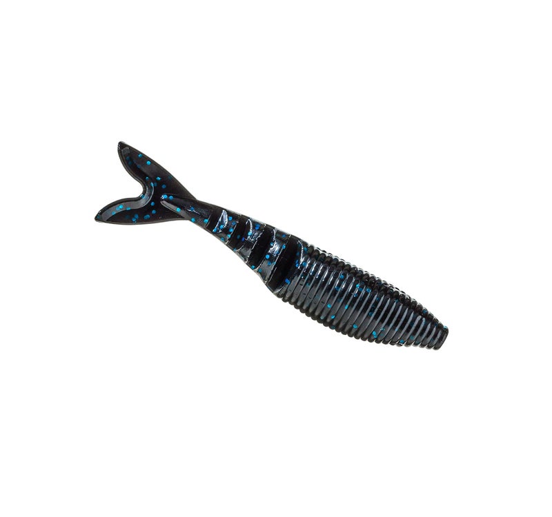 Yamamoto Gary Yamamoto 134-06-021 Zako Swimbait Artificial Fishing Bait, Black with Blue Flake - Image 4
